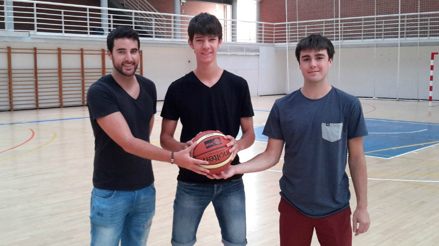 Los nuevos fichajes de Basket Navarra. Cedida.