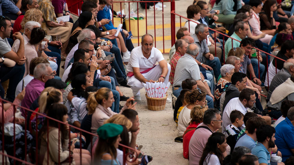 Novillada de la Feria del Toro de San Fermí de 2018 con los novillos de 'El Pincha' para Alfonso Cadaval, 'Toñete' y Francisco de Manuel. MIGUEL OSÉS_9