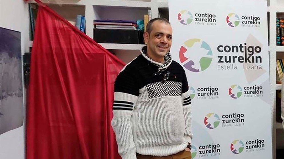 Rubén Virto, concejal de Contigo Navarra en Estella. CONTIGO NAVARRA