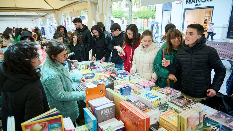 Feria del Libro y de la Flor en Pamplona. PABLO LASAOSA